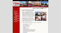 Desktop Screenshot of penzion-restaurace.cz